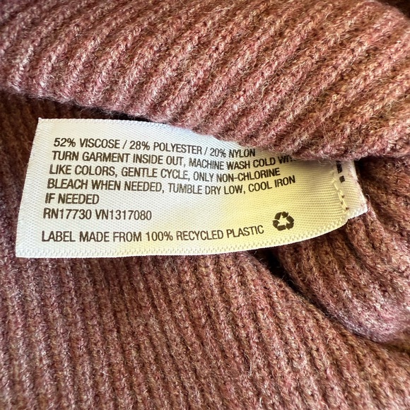 A New Day Mauve Ribbed Sweater - Picture 5 of 7